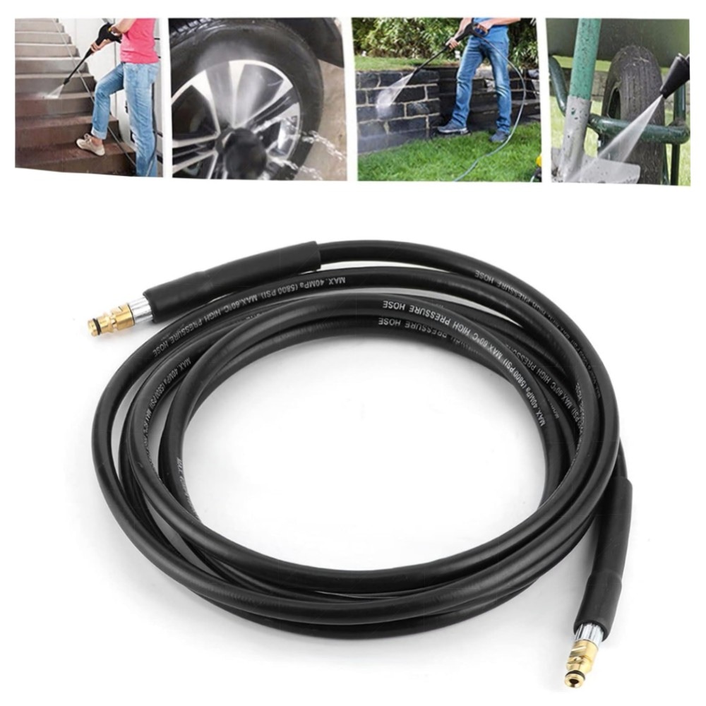 Hochdruckreiniger Ersatzschlauch für Kärcher K2–K5, 6 m | Hochfestes Stahlgeflecht, Abriebfest & Schnellverschluss