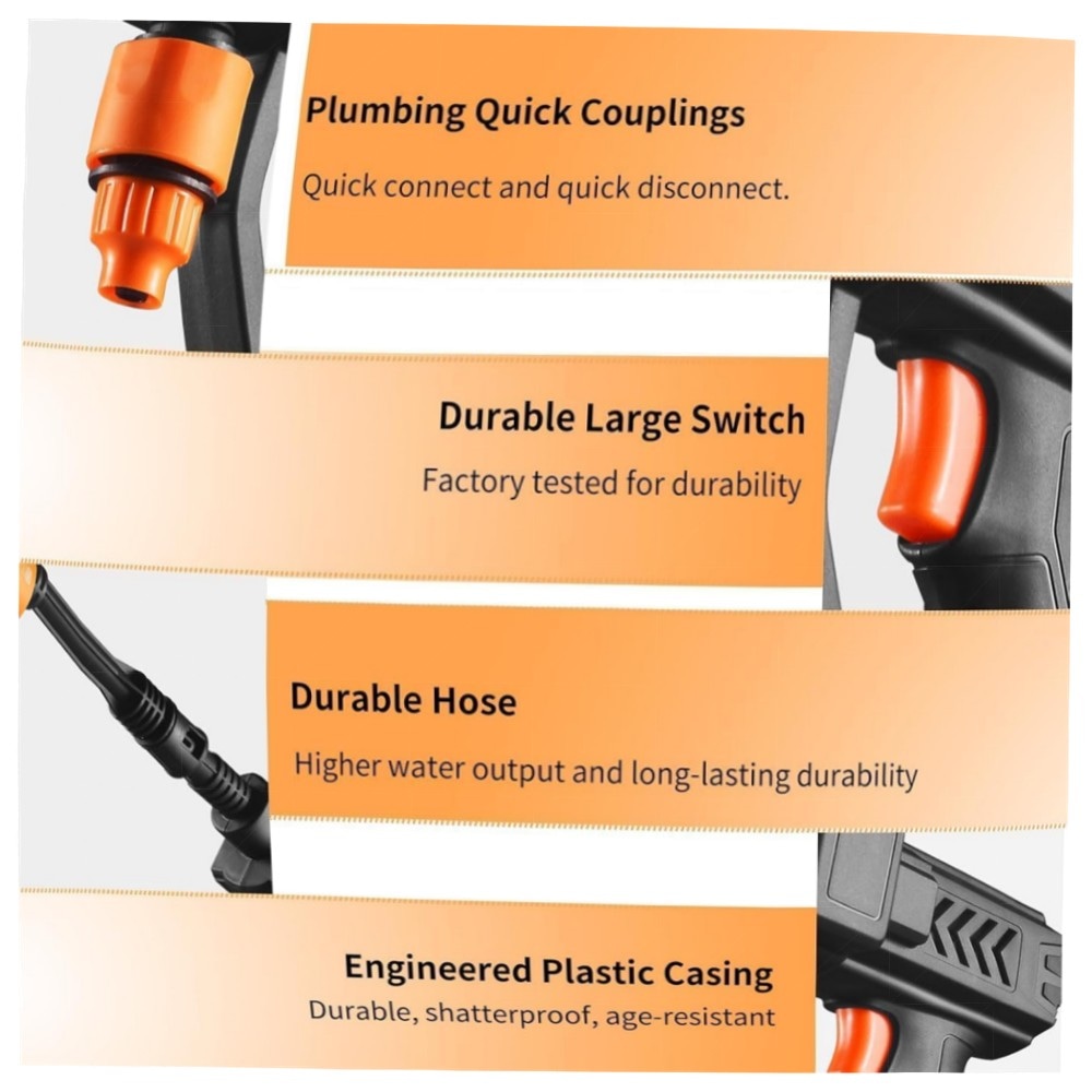549f049d4549.jpg Akku Hochdruckreiniger 600W 21V – Mobil, 2× Akku, 60 Bar, 6‑in‑1 Düse & 5m Schlauch – leistungsstarker, wassersparender Reiniger für Auto, Garten & Pool