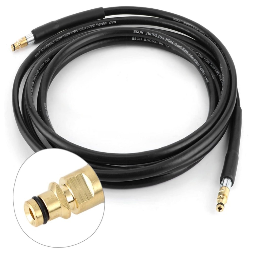 Hochdruckreiniger Ersatzschlauch für Kärcher K2–K5, 6 m | Hochfestes Stahlgeflecht, Abriebfest & Schnellverschluss