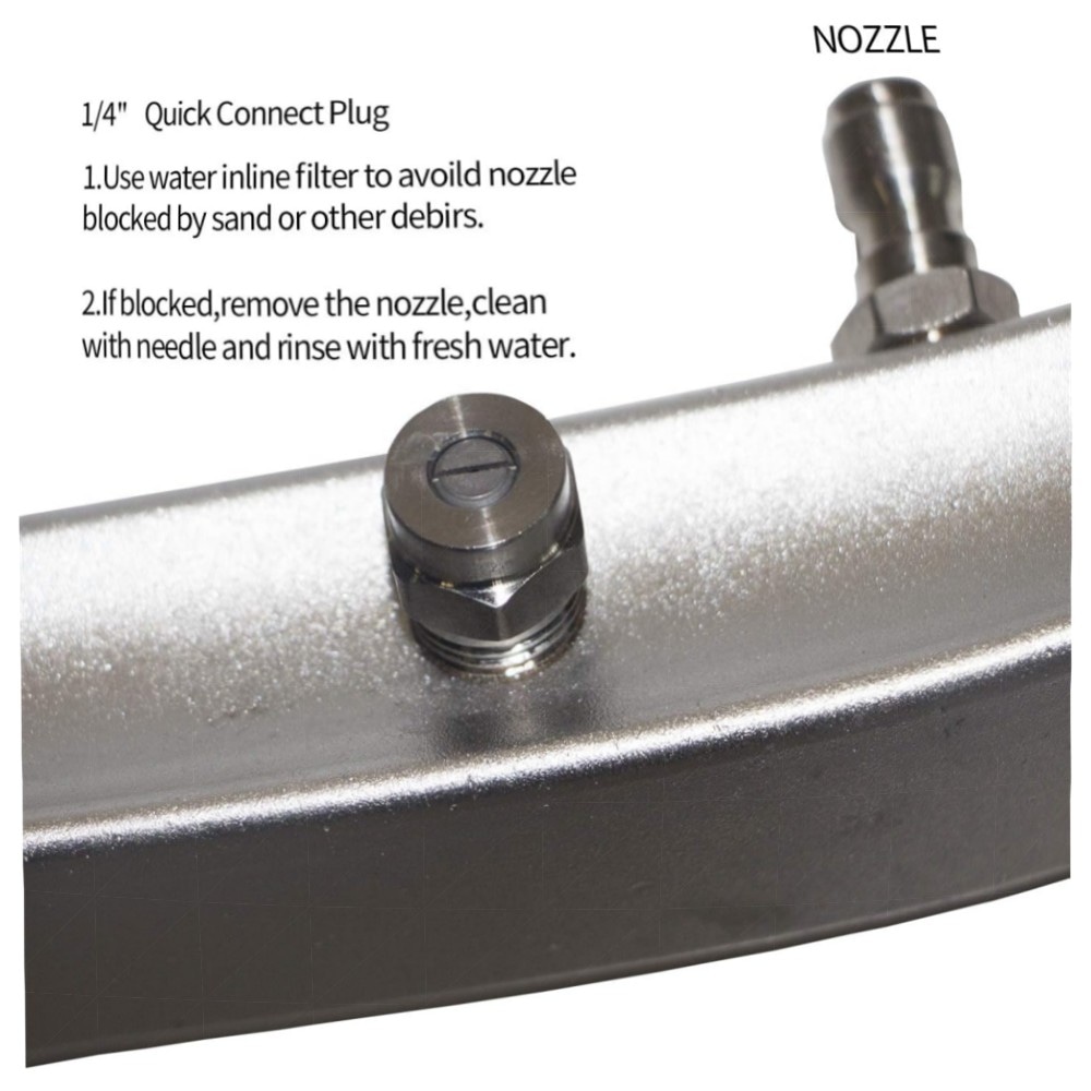 Hochdruckreiniger Unterbodenreiniger 33 cm mit 13\