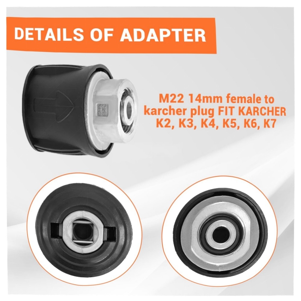 caf803665777.jpg Universal Hochdruckreiniger-Pistole M22 mit Verlängerungsstab – kompatibel mit Kärcher K2–K7, Ryobi & Greenworks, robustes Metall, 5 Düsen
