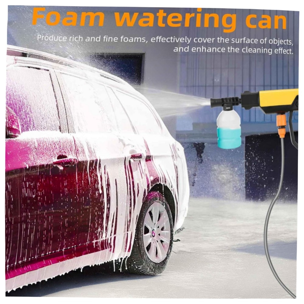 Akku Hochdruckreiniger 21V, 70 Bar – Mobiler 15000mAh*2 Druckreiniger mit 6‑in‑1 Düsen & 5 m Schlauch, tragbar für Auto & Garten