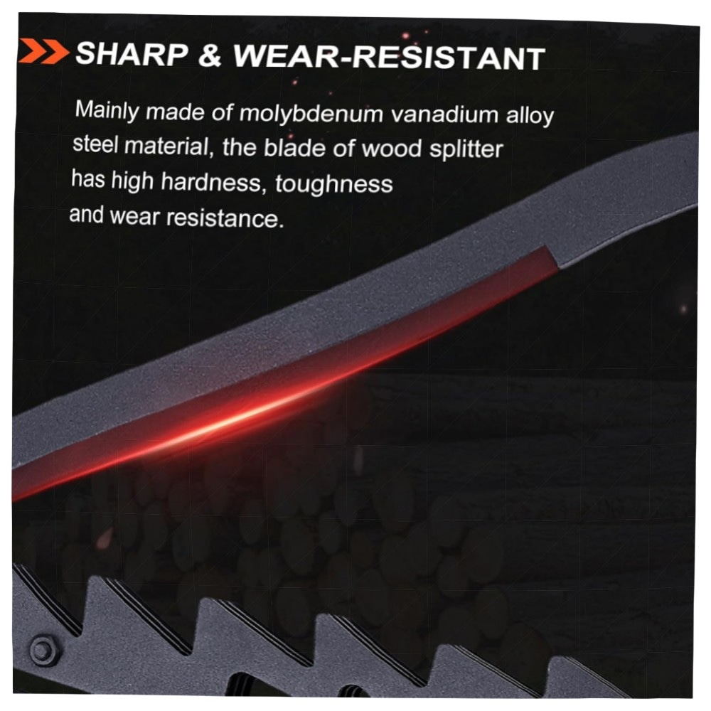 3a0caba14008.jpg Manueller Wand-Holzspalter aus Molybdän-Vanadium-Stahl, hebelbetriebener Brennholzschneider mit Verlängerungsgriff – robust & leicht montierbar