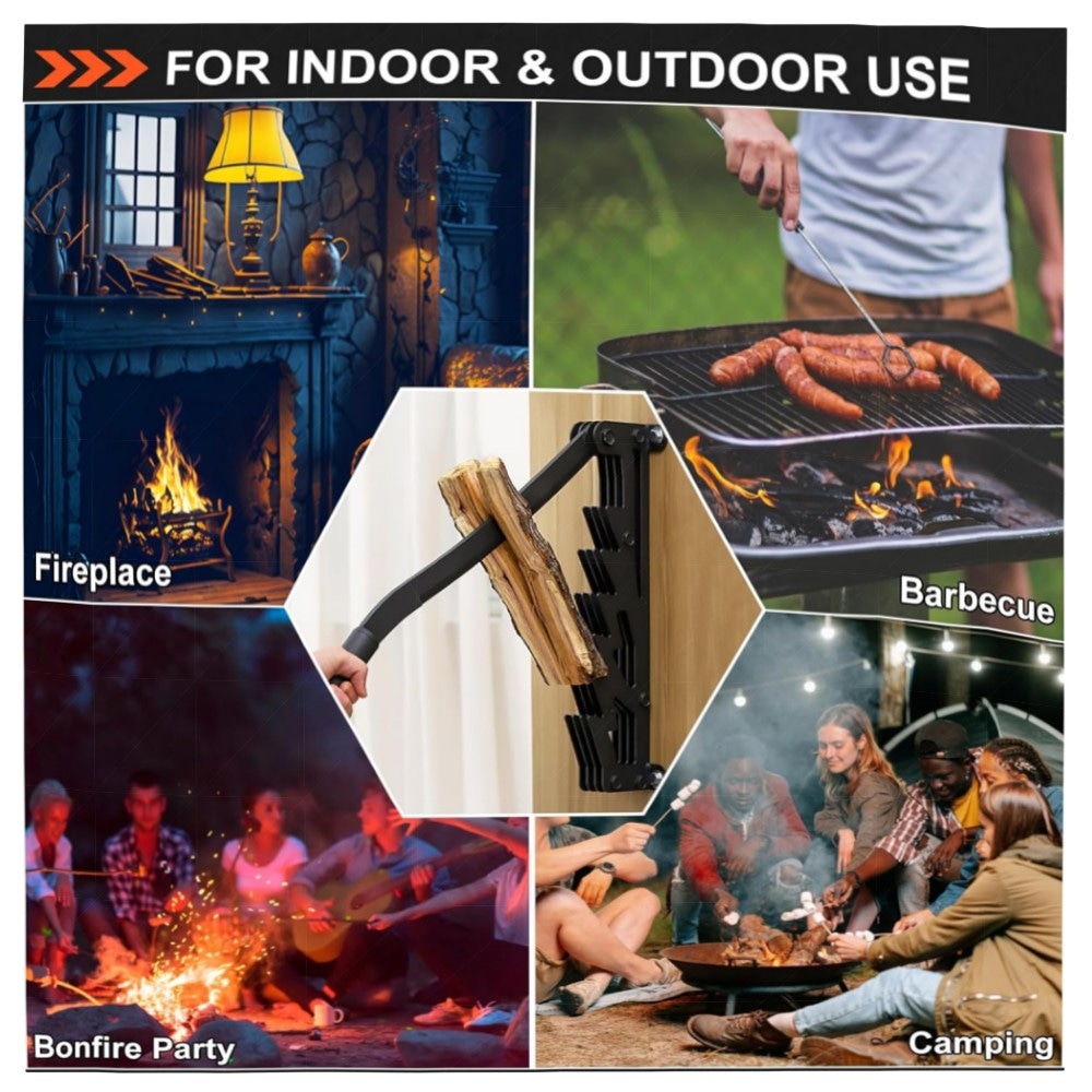 6f9d8d2a0123.jpg Manueller Wand-Holzspalter aus Molybdän-Vanadium-Stahl, hebelbetriebener Brennholzschneider mit Verlängerungsgriff – robust & leicht montierbar