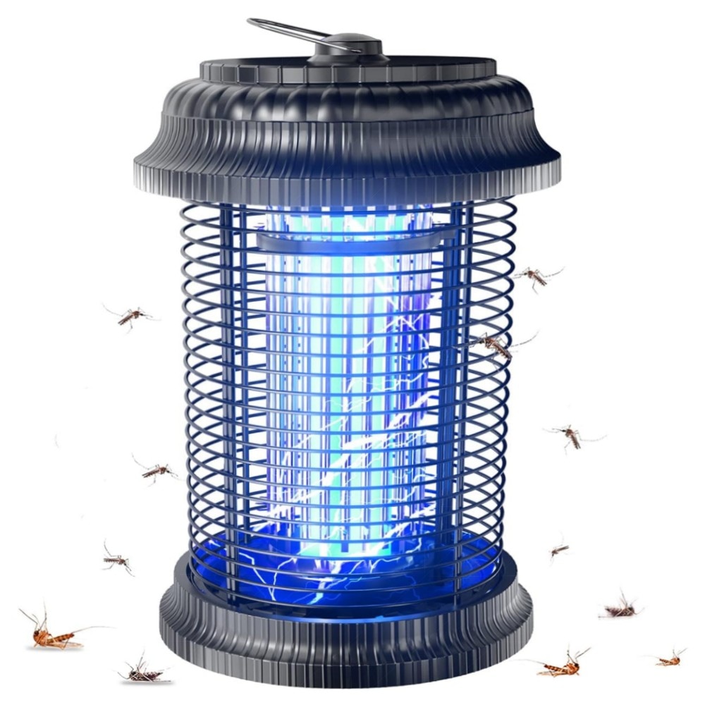 Elektrischer Insektenvernichter 20W – UV Mückenlampe mit 4500V, IPX4 wasserdicht, geruchsneutral & ungiftig, 360° Fliegenfalle für Innen & Garten