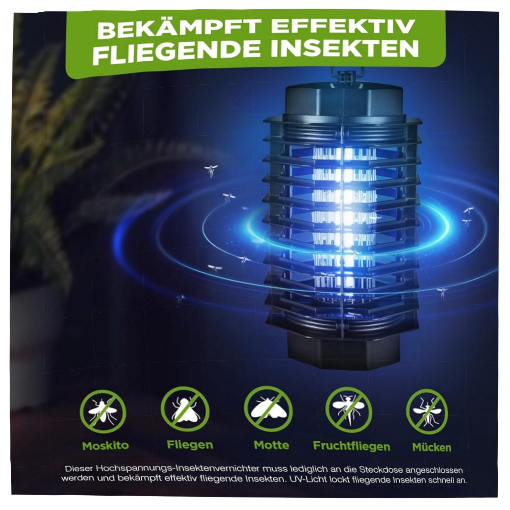 Elektrischer Insektenvernichter ISOTRONIC 500 V – Mückenlampe für Innen 50 m², geruchlos & sicher (3 Stück)