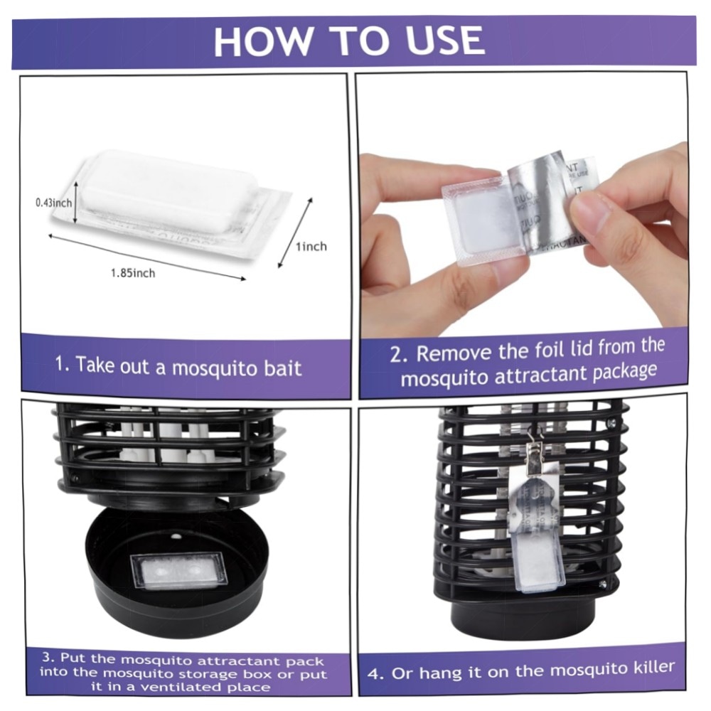Mückenlockstoff Nachfüllung Octenol 2er – universeller Köder für Mückenfallen & Bug Zapper, langanhaltend und ungiftig