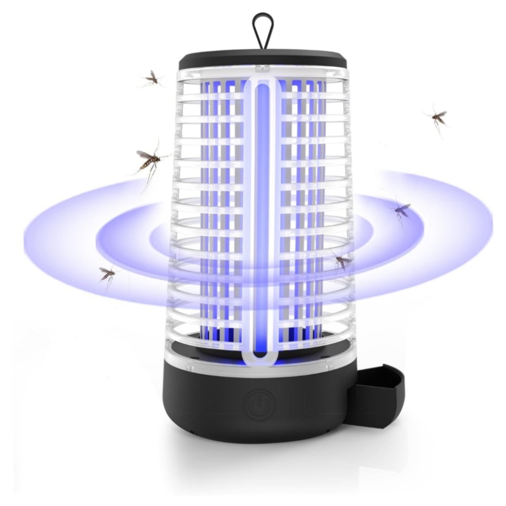 Elektrische Fliege Insektenvernichter – hochwertiger, kabelloser Fliegenfänger für Zuhause & Terrasse, 1 Stück, geräuscharm und energieeffizient