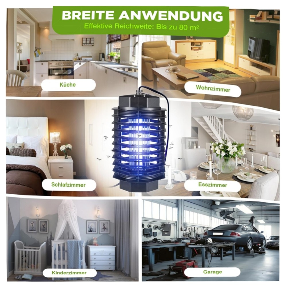 Elektrischer Insektenvernichter ISOTRONIC 500 V – Mückenlampe für Innen 50 m², geruchlos & sicher (3 Stück)