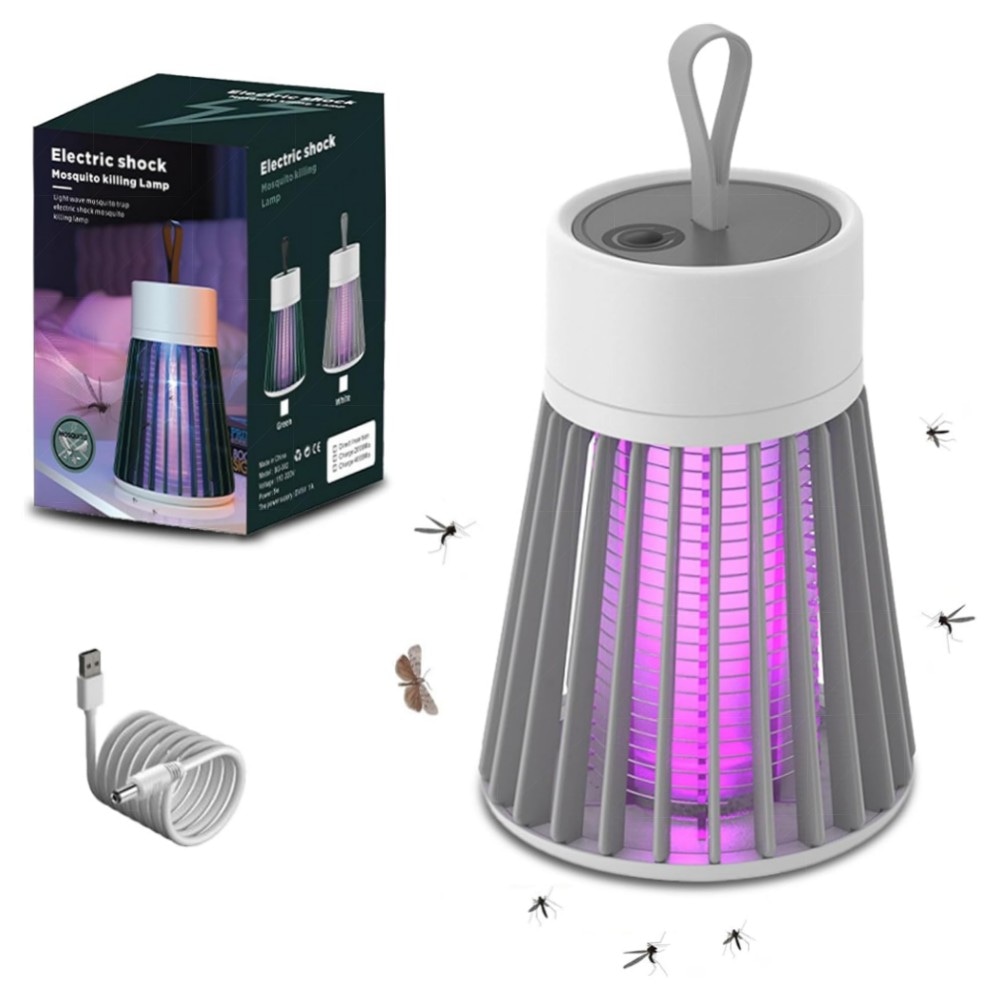 Zapfie Mückenlampe 3‑in‑1 Zapper – Tragbar, Wiederaufladbar & IPX4 Wasserdicht für Innen & Außen, UV‑Falle ohne Chemie
