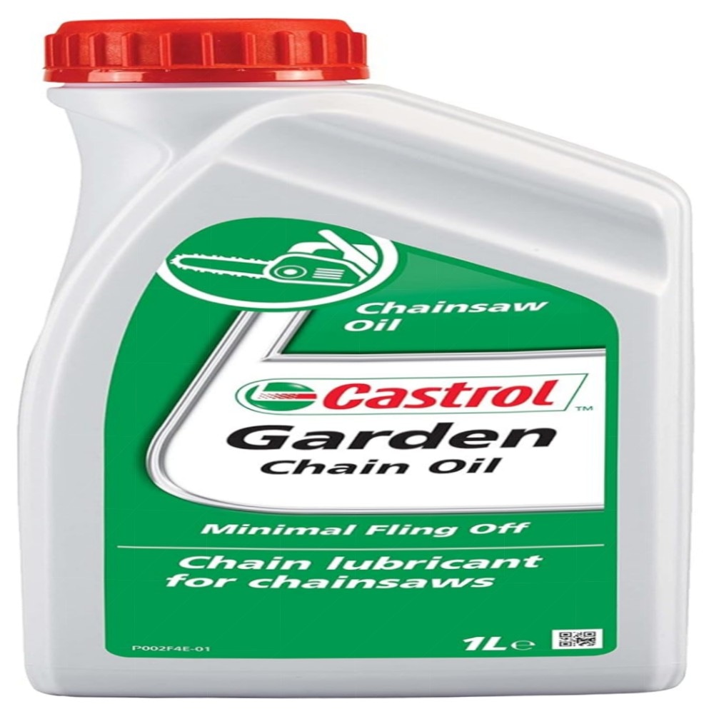 Castrol Garden Chain Oil 1 L – hochwertiges Kettensägenöl mit Haftzusatz, niedriges Abschleudern für Garten- & Forstgeräte