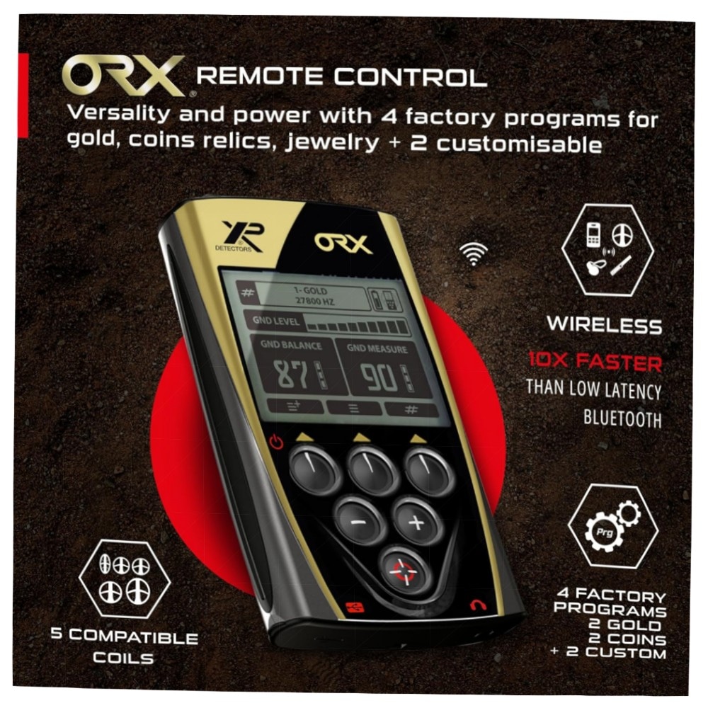 XP ORX X35 28 Metalldetektor – leichter Profi-Detektor mit XPFunk, hoher Empfindlichkeit & 4 Spulenoptionen