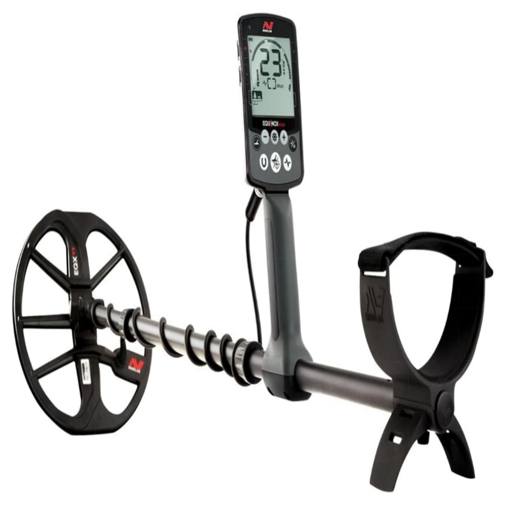 Minelab Equinox 600 Metalldetektor – Multi-IQ Multifrequenz, vollständig wasserdicht bis 3 m, Profi-Suche für Strand, Feld & Park