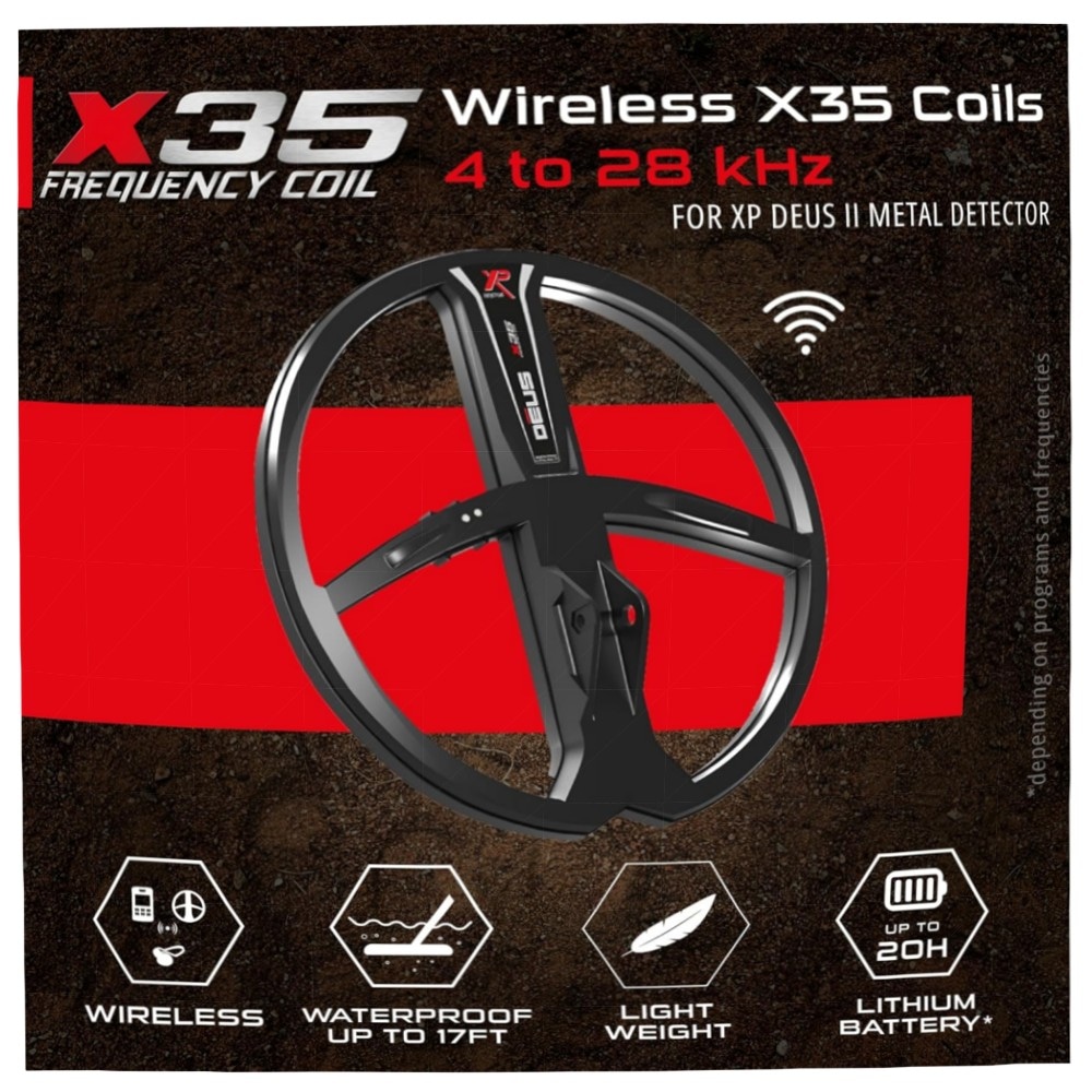 XP ORX X35 28 Metalldetektor – leichter Profi-Detektor mit XPFunk, hoher Empfindlichkeit & 4 Spulenoptionen