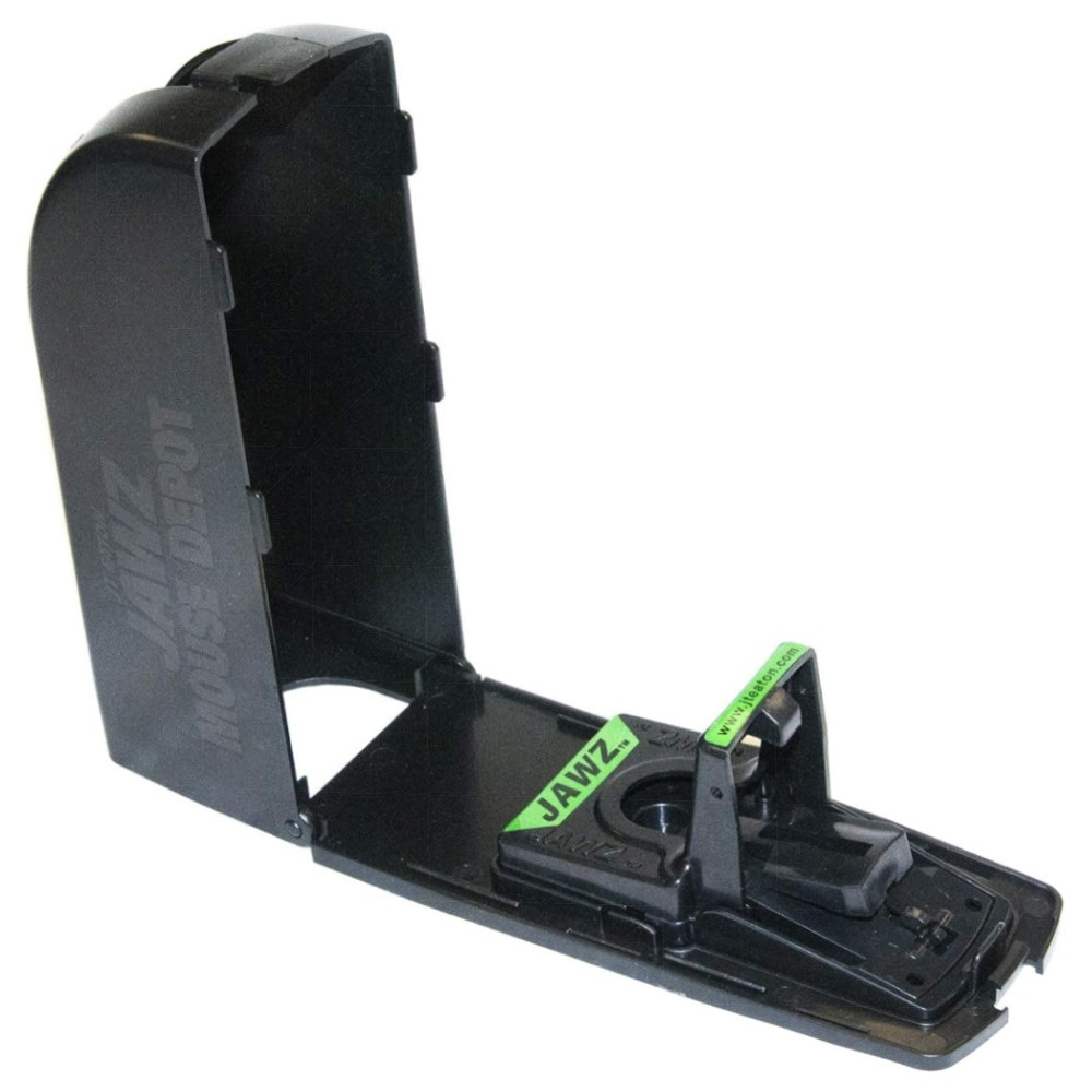 JT Eaton 407 Jawz Depot Mäusefalle – robuste, giftfreie Schlagfalle im Depot‑Design für einfache Entsorgung und sichere Anwendung