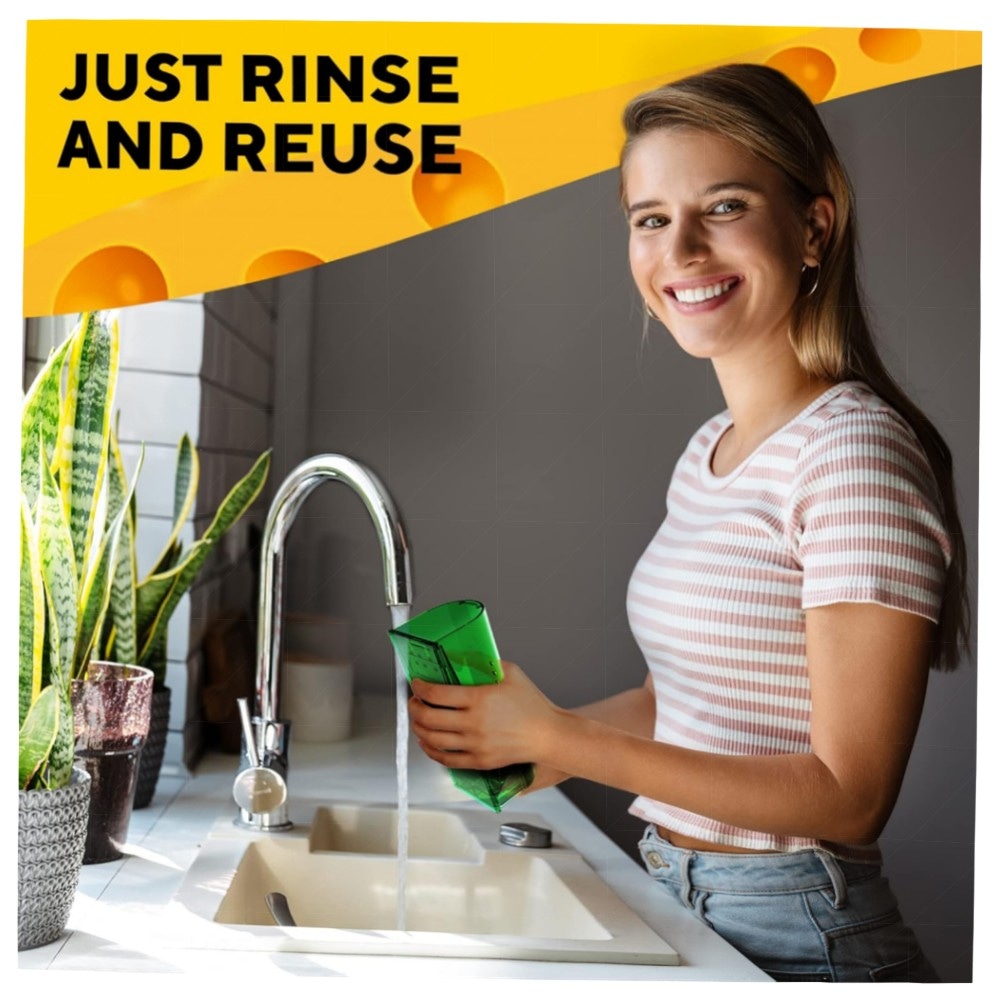 Humane Mausefallen zum Fangen & Freigeben, 2er-Set – langlebige, kinder- und haustiersichere Kunststofffallen für Innen & Außen