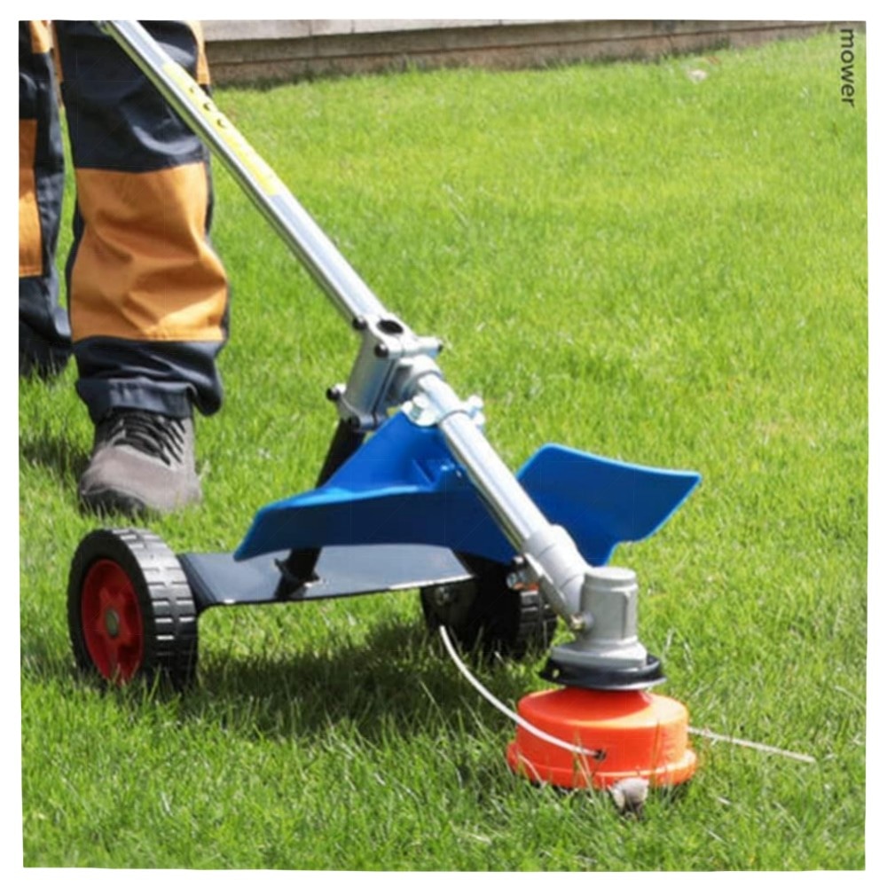 Universal-Stützrad 25 mm für Rasentrimmer – verstellbar, robust & kompatibel mit Benzin-/Elektrorasenmähern