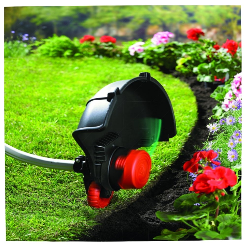 Black Decker 800W Elektro-Motorsense GL8033 – 33 cm Schnittbreite, E-Drive & Automatik-Fadennachführung, langlebig & komfortabel