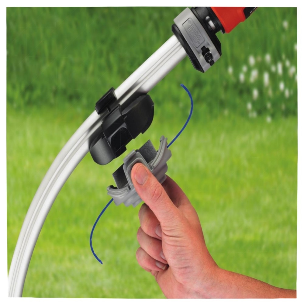 Black Decker 800W Elektro-Motorsense GL8033 – 33 cm Schnittbreite, E-Drive & Automatik-Fadennachführung, langlebig & komfortabel