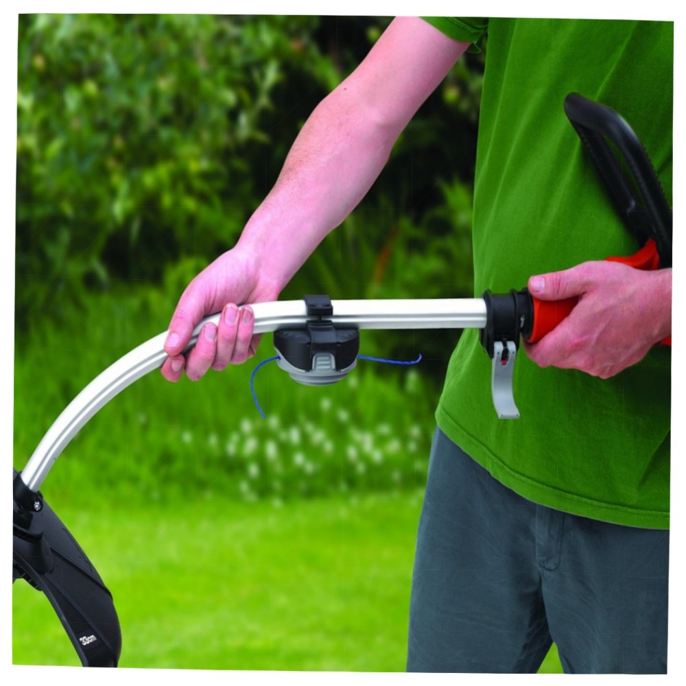 Black Decker 800W Elektro-Motorsense GL8033 – 33 cm Schnittbreite, E-Drive & Automatik-Fadennachführung, langlebig & komfortabel