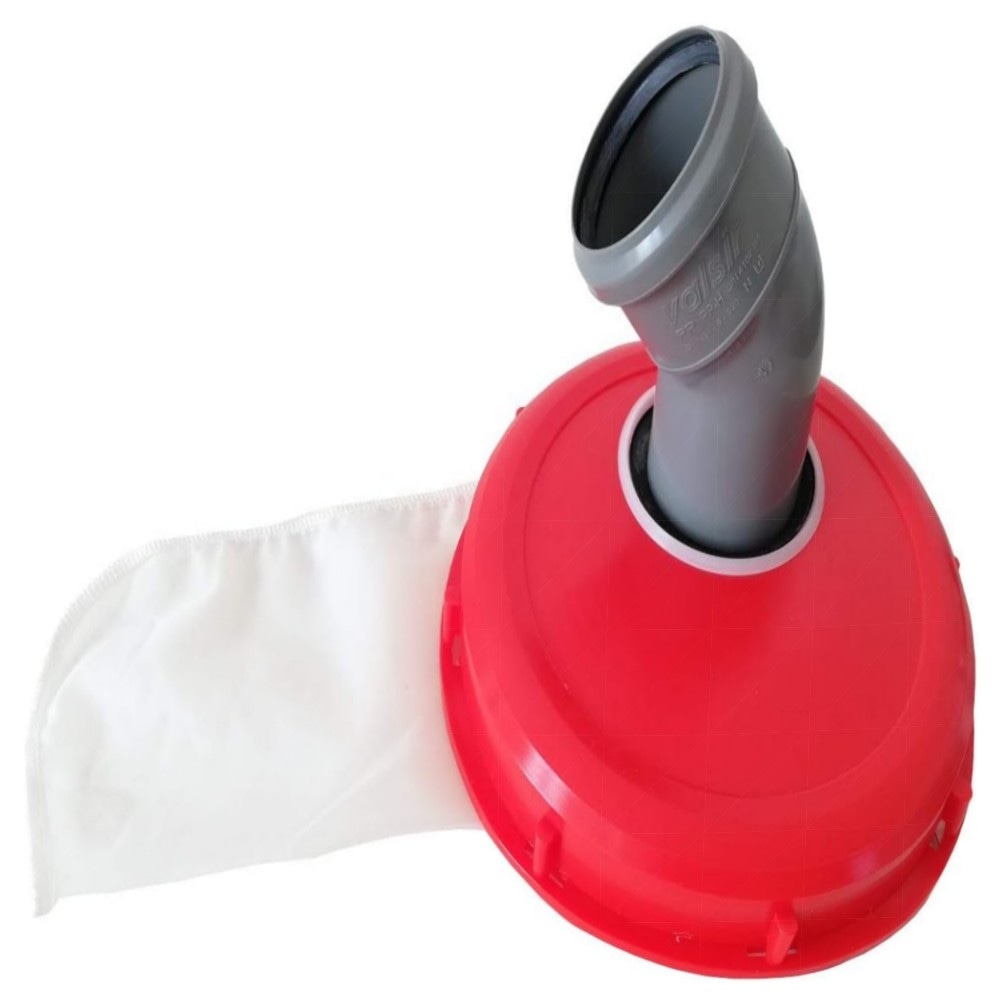 IBC Deckel Nylonfilter auswaschbar für 1000 L Regenwassertank – 160 mm Deckel, 87,5° HT-Bogen, hochwertig & langlebig