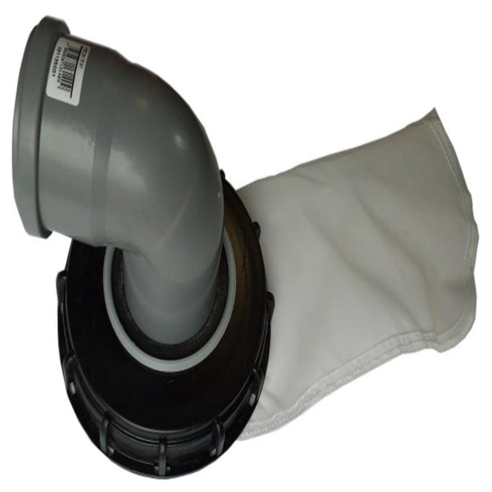 IBC Deckel Nylonfilter auswaschbar für 1000 L Regenwassertank – 160 mm Deckel, 87,5° HT-Bogen, hochwertig & langlebig