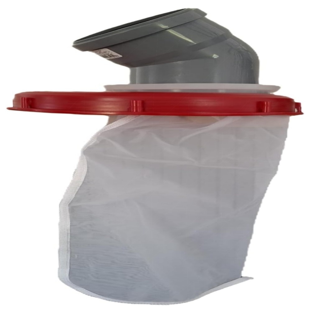 IBC Deckel Nylonfilter auswaschbar für 1000 L Regenwassertank – 160 mm Deckel, 87,5° HT-Bogen, hochwertig & langlebig