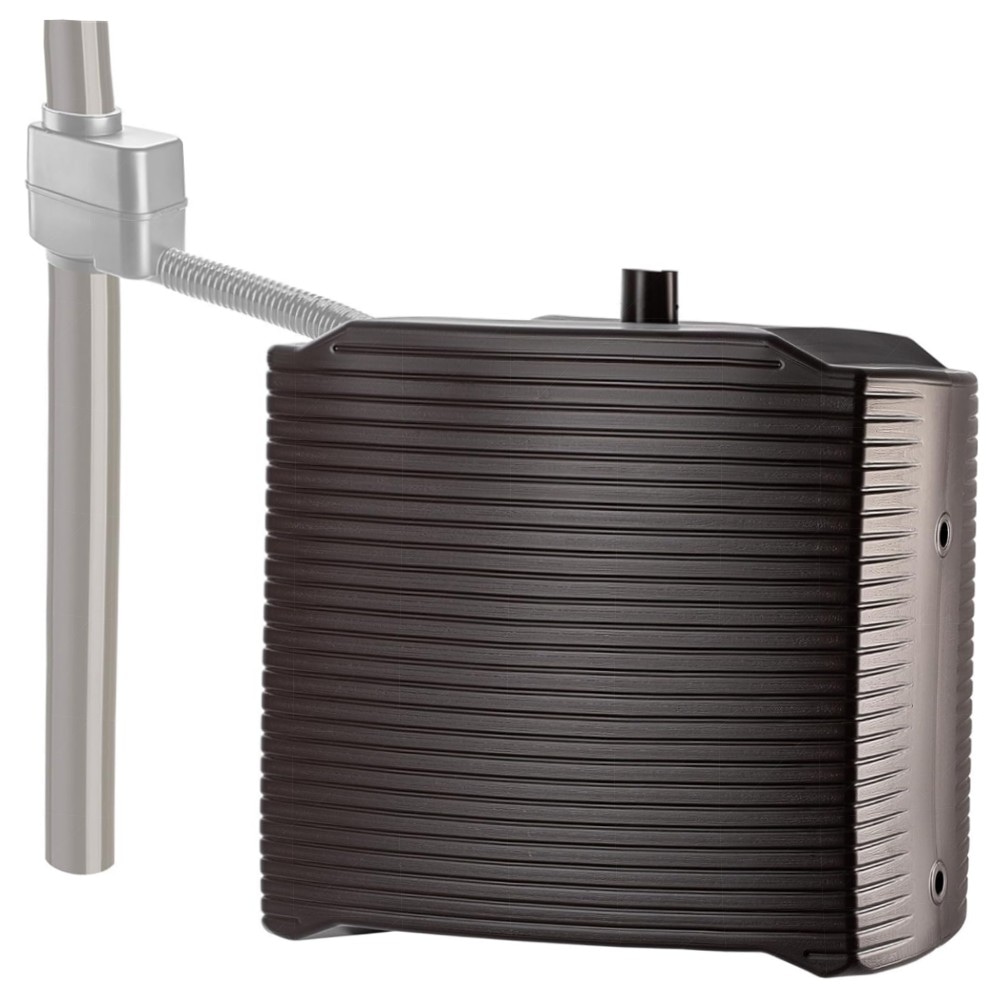 KADAX Modul-Regentonne 126 L (Mokka) – wetterbeständiger Kunststoff, flexibel verbindbar & inkl. Montagezubehör