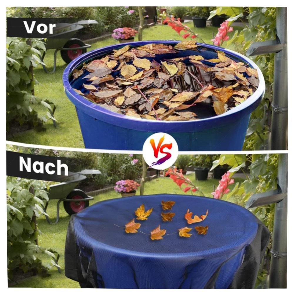 65a94f814731.jpg Regentonnennetz 2er-Set Ø95 cm – verstellbare Abdeckung mit Gummizug, feinmaschig & witterungsbeständig, Schutz vor Laub & Mücken