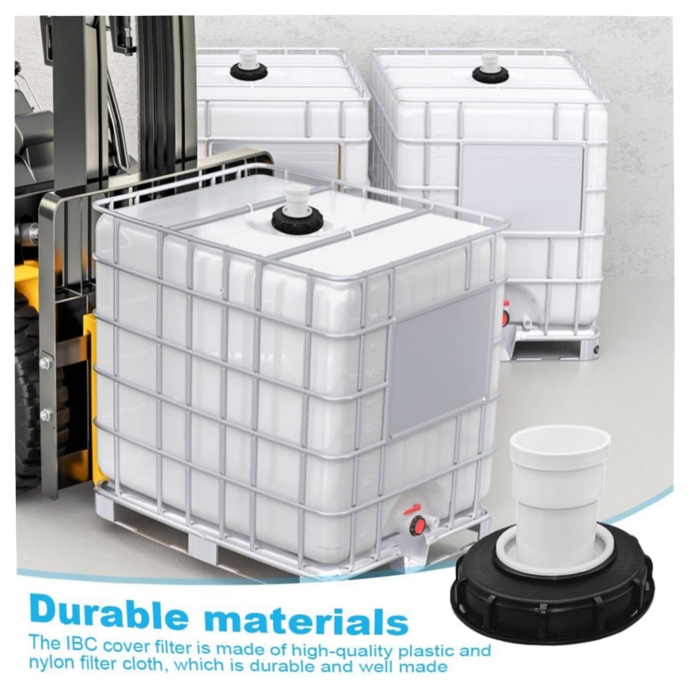 IBC Deckelfilter 163 mm | 180° Regenwasserfilter DN75 mit waschbarem Nylongewebe – langlebig & wiederverwendbar