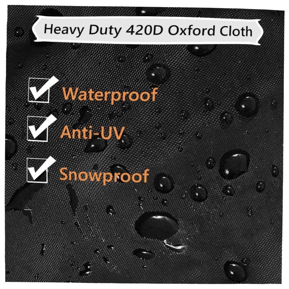 IBC Tank Abdeckung 1000L – 420D wasserdichte UV-beständige Abdeckplane mit Reißverschluss, Schutzhaube für Regentonne & IBC Container