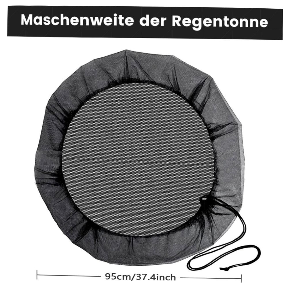 a4fcddea2607.jpg Regentonnennetz 2er-Set Ø95 cm – verstellbare Abdeckung mit Gummizug, feinmaschig & witterungsbeständig, Schutz vor Laub & Mücken