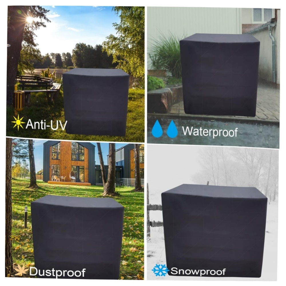 IBC Tank Abdeckung 1000L – 420D wasserdichte UV-beständige Abdeckplane mit Reißverschluss, Schutzhaube für Regentonne & IBC Container