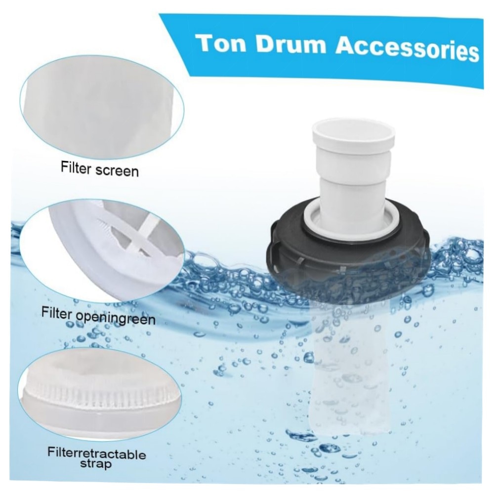 IBC Deckelfilter 163 mm | 180° Regenwasserfilter DN75 mit waschbarem Nylongewebe – langlebig & wiederverwendbar