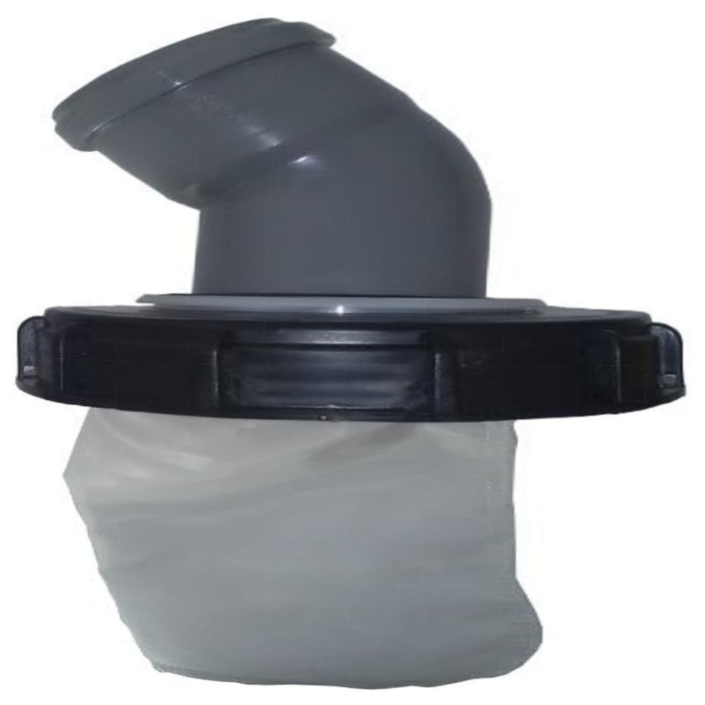 IBC Deckel Nylonfilter auswaschbar für 1000 L Regenwassertank – 160 mm Deckel, 87,5° HT-Bogen, hochwertig & langlebig