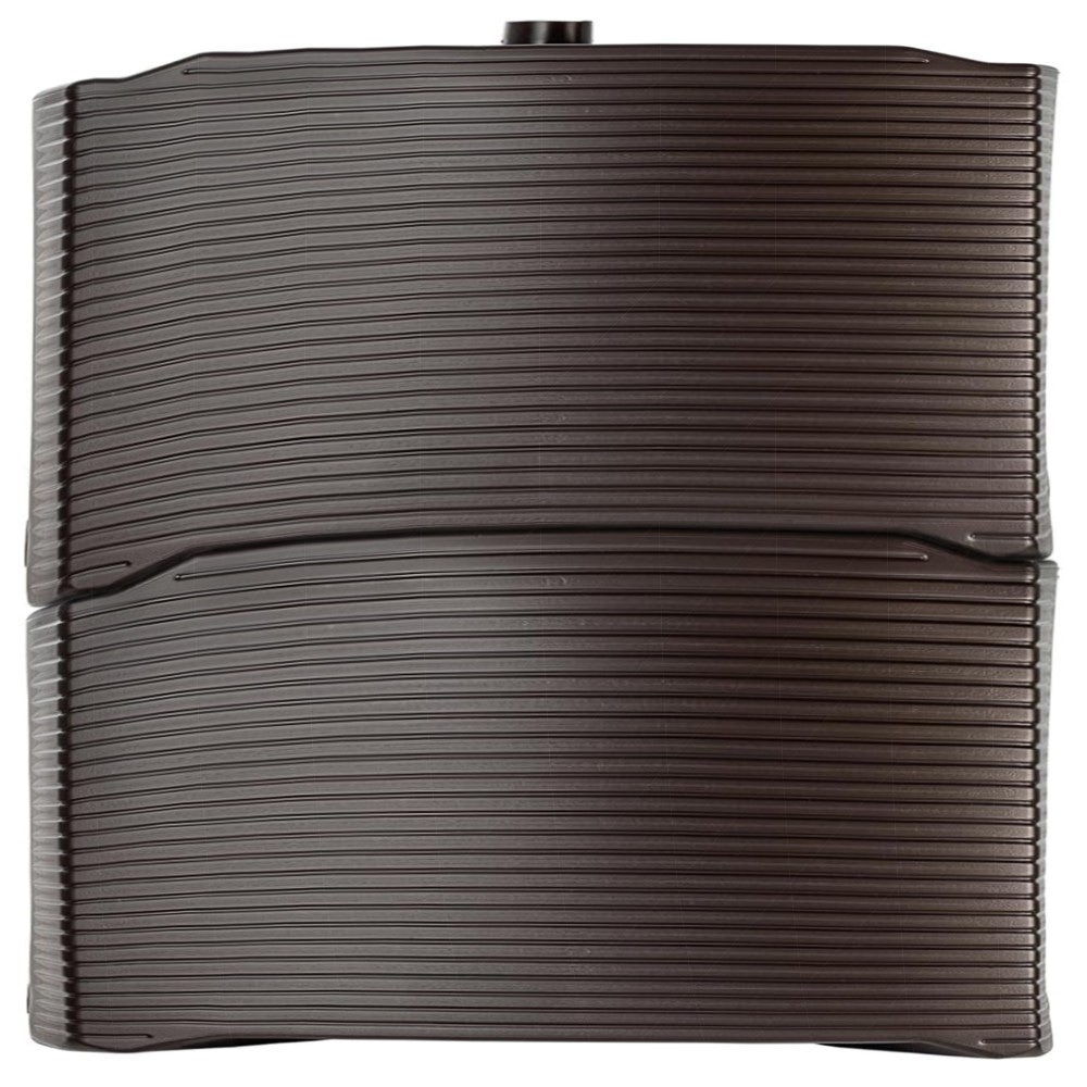 KADAX Modul-Regentonne 126 L (Mokka) – wetterbeständiger Kunststoff, flexibel verbindbar & inkl. Montagezubehör