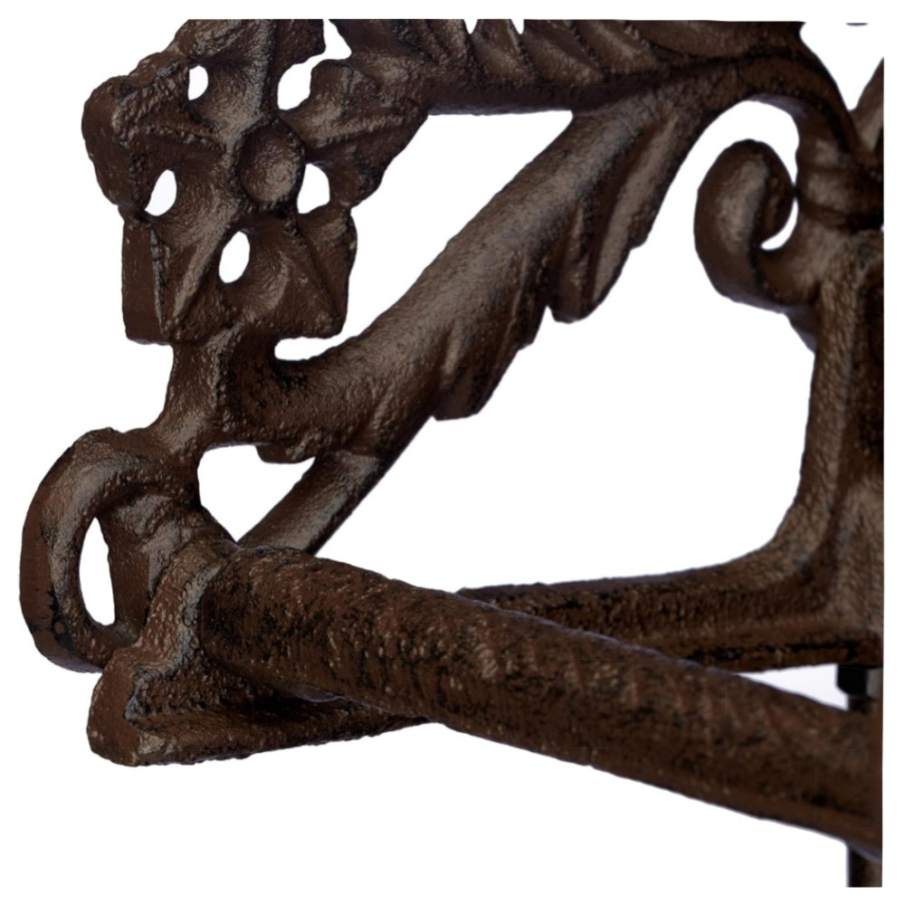 Schlauchhalter freistehend aus Gusseisen, antikes Design – wetterfest, Platz für bis zu 20 m Schlauch