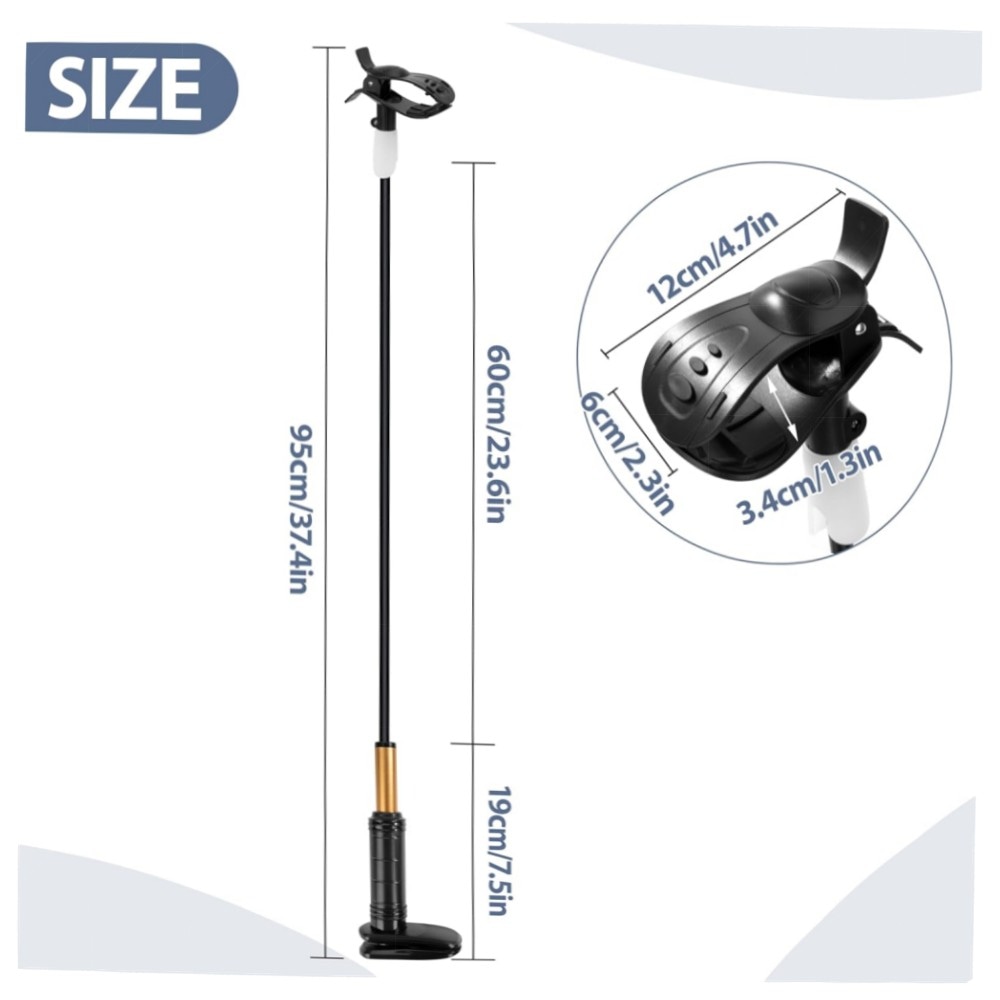 CPAP Schlauchhalter verstellbar – Schwanenhals Schlauchheber aus Aluminiumlegierung, klappbar, rutschfester Clip für Bett & Nachttisch