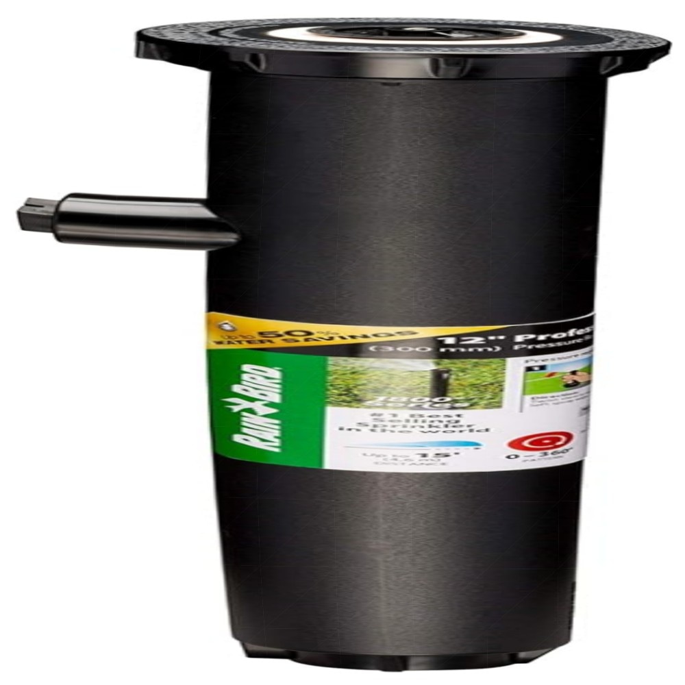 Professioneller Pop-Up-Sprinkler 1812AP – verstellbar 0–360°, 30,5 cm, Edelstahlfeder & Co‑molded Dichtung