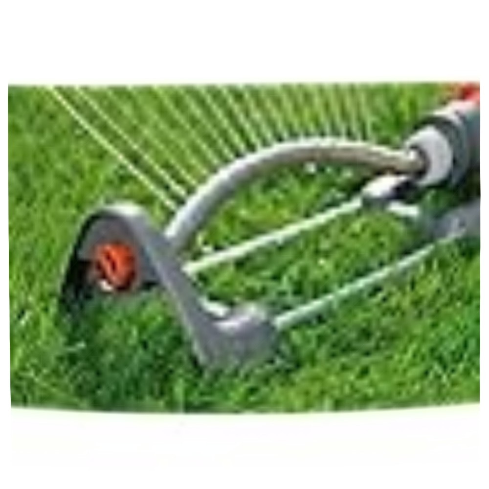 Gardena Viereckregner Polo 220 – robuster, einstellbarer Rasensprenger für Flächen bis 220 m² mit Schmutzabweisungs‑Technik