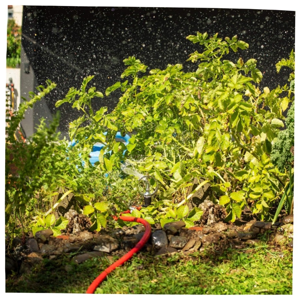 UPP 360° Rasensprenger | Impulsregner 10 m Reichweite, rostfreier Metallkopf, 2er-Set, 3/4\