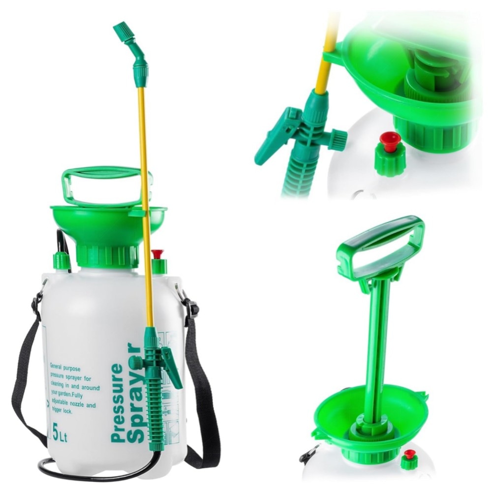 KADAX Drucksprüher 8L – robuster Handsprüher mit Messingdüse, Dauerfunktion & UV‑beständigem Material für Garten, Balkon & Pflanzenpflege