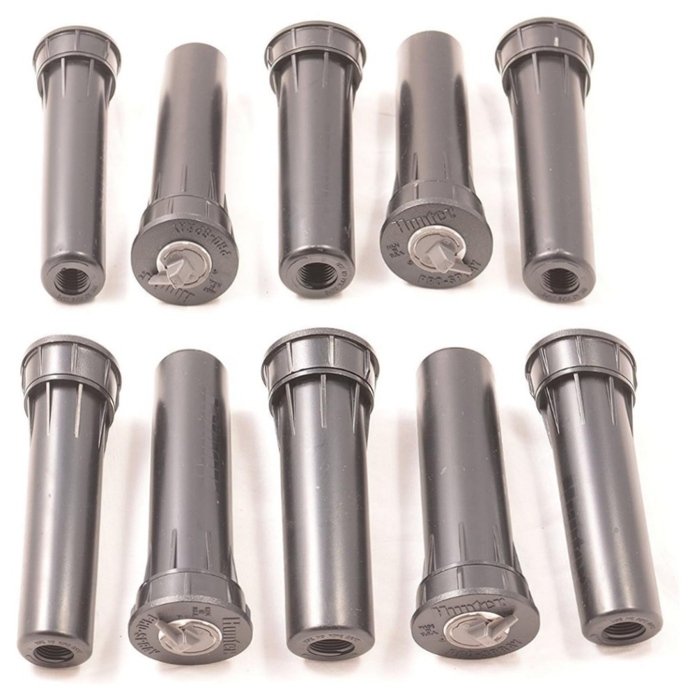 Hunter Pro Spray 15 cm (PROS-06-SI) Versenkregner, schwarz – robustes, druckbeständiges Profi-Sprühventil für Garten & Gewerbe