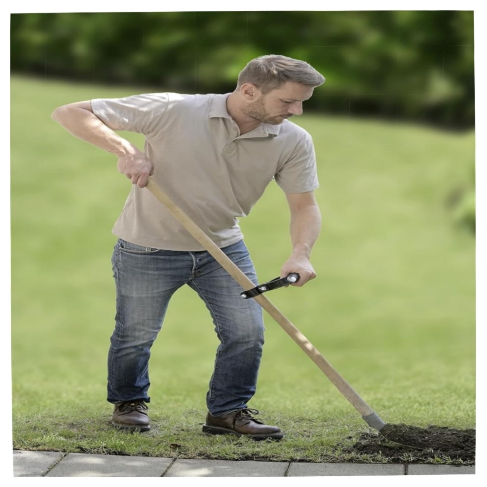 Universal-Griff 180° schwenkbar – ergonomischer Stielgriff für Rücken & Gelenke, 2 Adapter Ø19–40mm, hochwertig und verstellbar