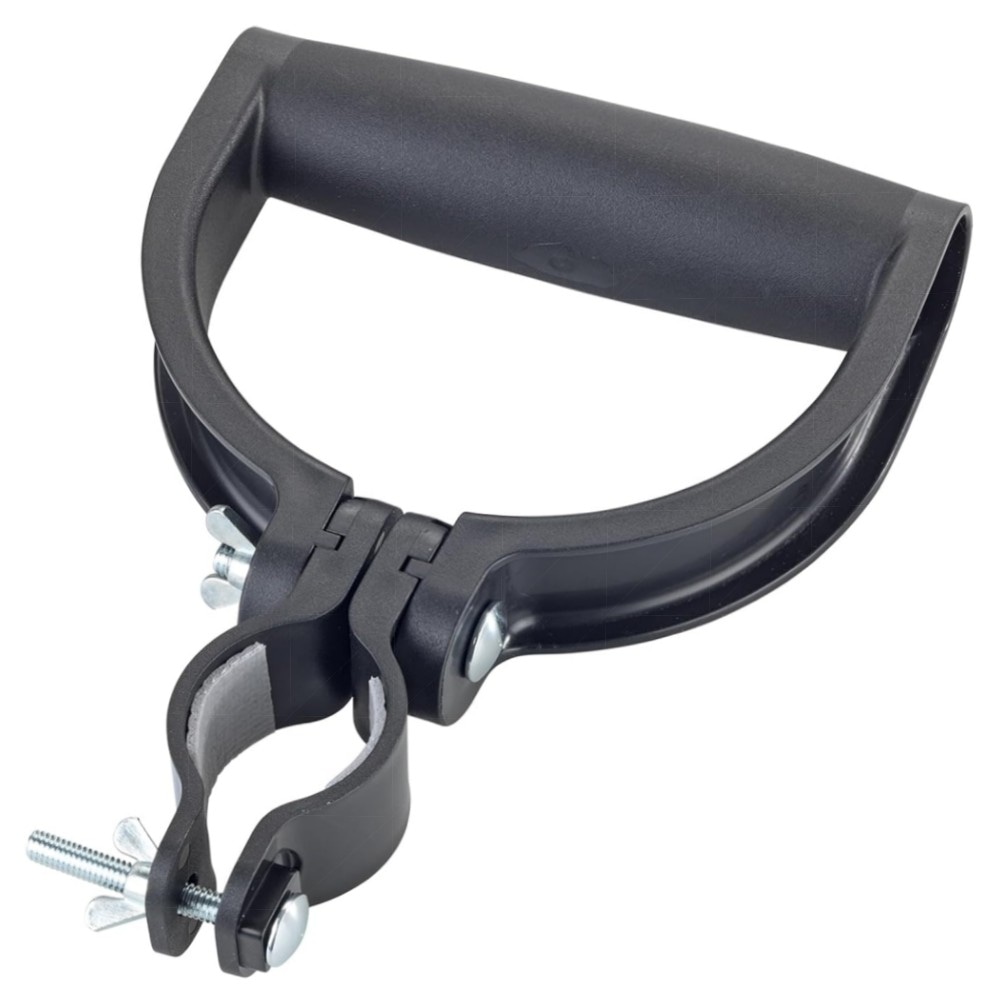 Universal-Griff 180° schwenkbar – ergonomischer Stielgriff für Rücken & Gelenke, 2 Adapter Ø19–40mm, hochwertig und verstellbar