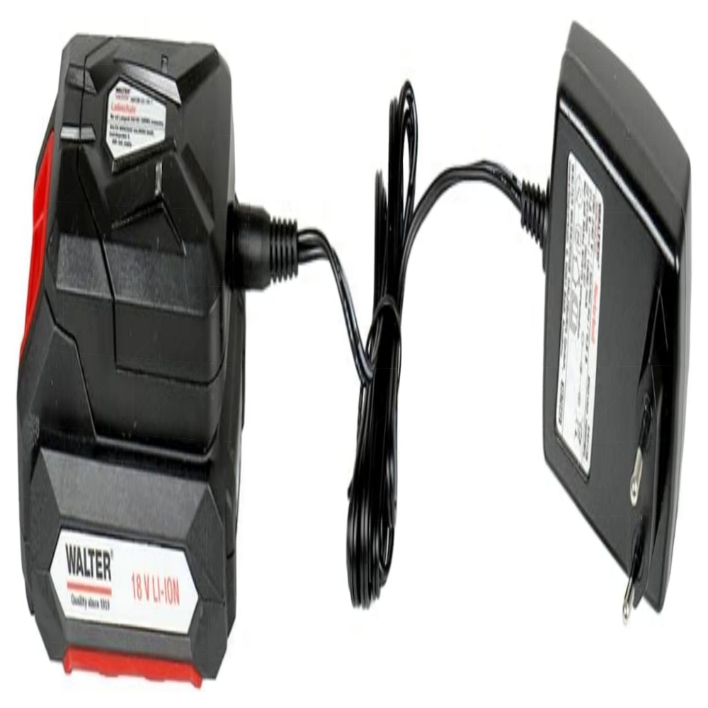 WALTER 18V Akku-Gartenpumpe 1300 l/h – leicht & tragbar, IPX4, integrierte Akkuanzeige & Zubehör