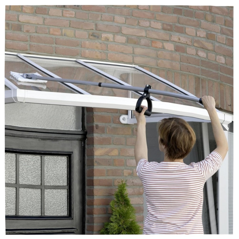 Universal-Griff 180° schwenkbar – ergonomischer Stielgriff für Rücken & Gelenke, 2 Adapter Ø19–40mm, hochwertig und verstellbar