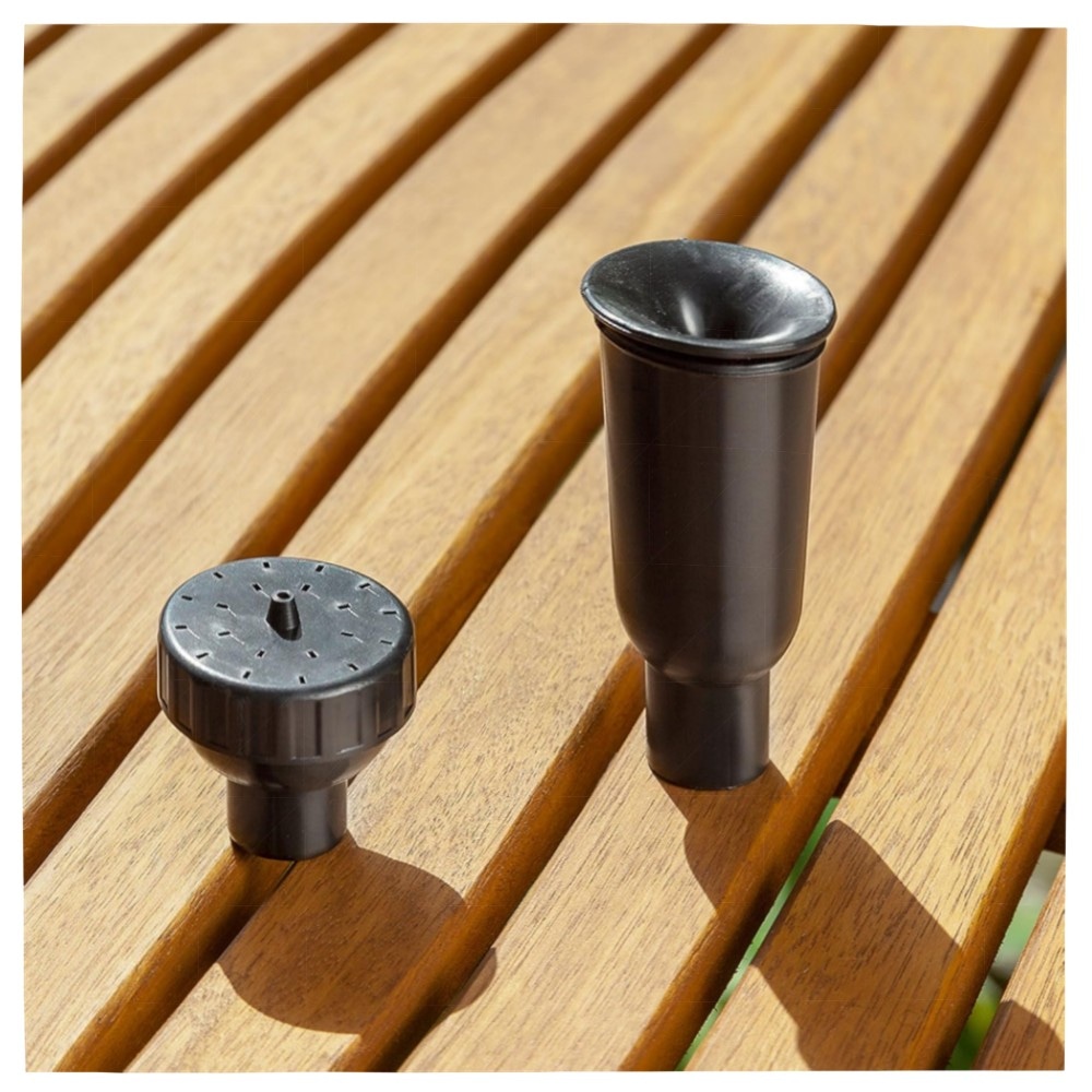 Solar-Teichpumpe WATERSPLASH 5/470 – Solarbetriebenes Springbrunnen-Set 5W, 470 l/h, IP68, inkl. Düsen & Erdspieß