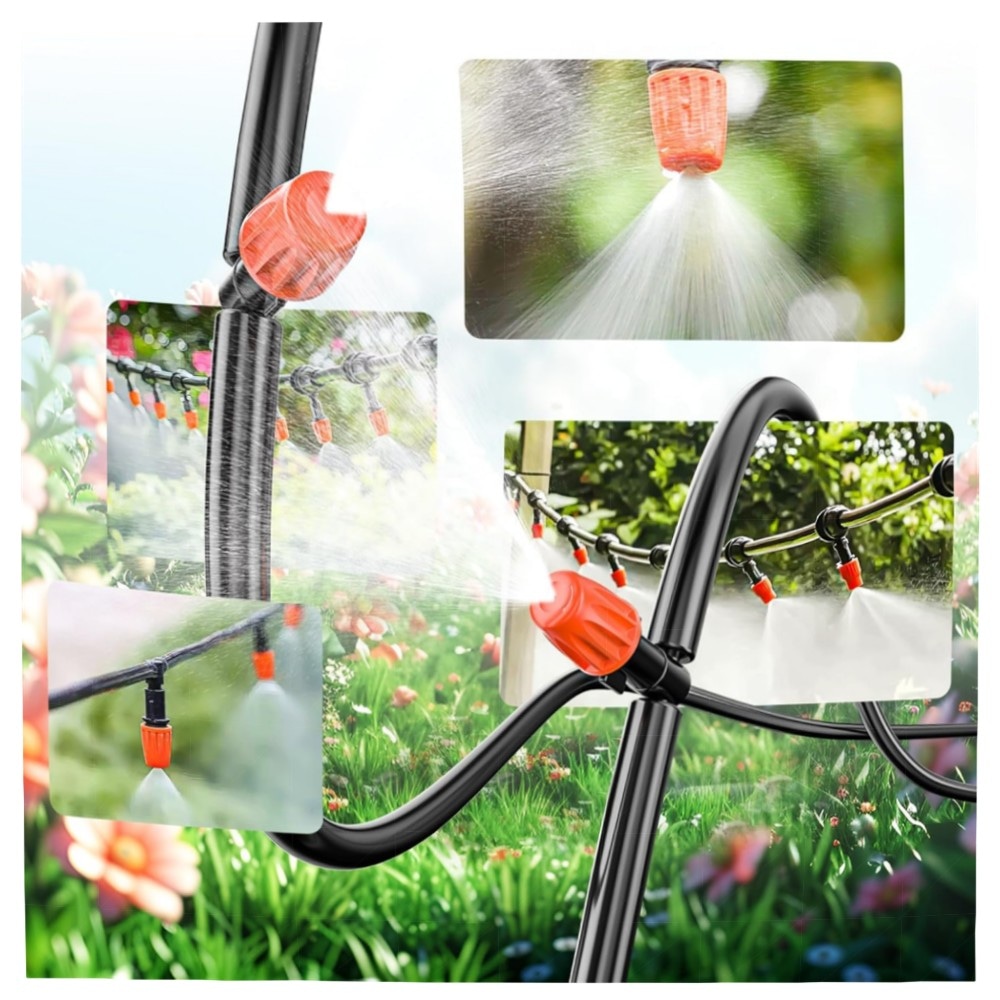 Forever Speed Tröpfchen-Bewässerungsset 315-tlg. – 60m 15m Schläuche, UV-beständig, einstellbare Tropfer für Garten, Gewächshaus & Terrasse