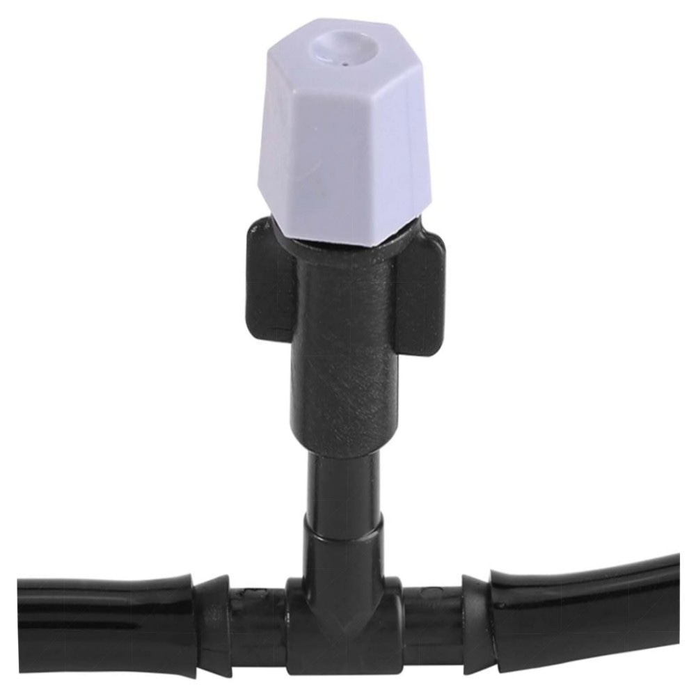 Garden Misting Kühlsystem – Mikrotropf-Bewässerungsset 15M mit Anti-Verstopfungsdüsen, Schnellanschluss & Hang-Sprinkler – hochwertig, einfach montierbar